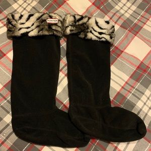 Hunter rain boot socks in size M/L.
